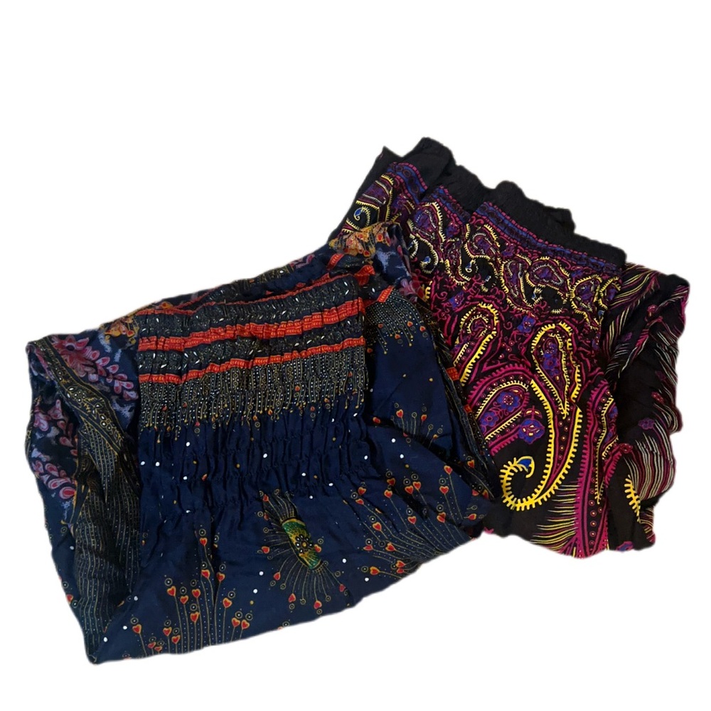 Colorful Bohemian Harem Pants - One Size